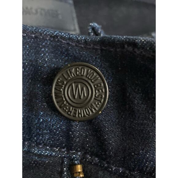 Mother Jeans: The Mid Rise Dazzler Ankle Blue Dark Wash Denim size 25 - Picture 12 of 15